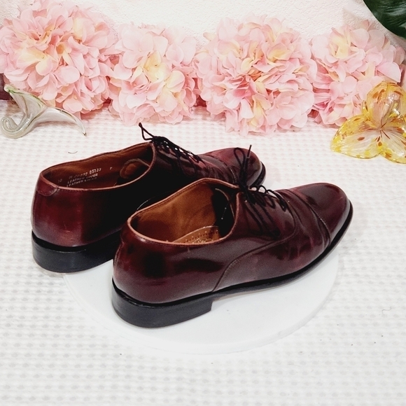 BOSTONIAN Classic Brownish Red Leather Oxfords Size 10M main image 8